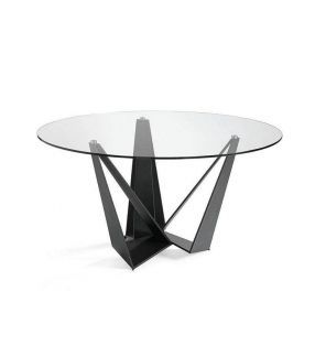 mesa redonda de diseño moderno Manhattan para comedor o salon
