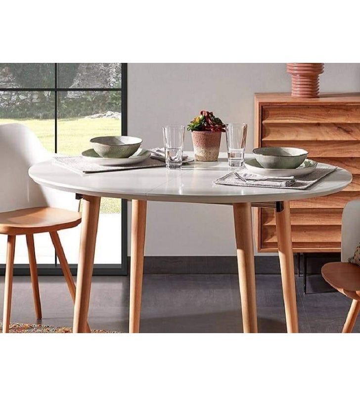 Mesa redonda Oakland de estilo nordico 120 cm