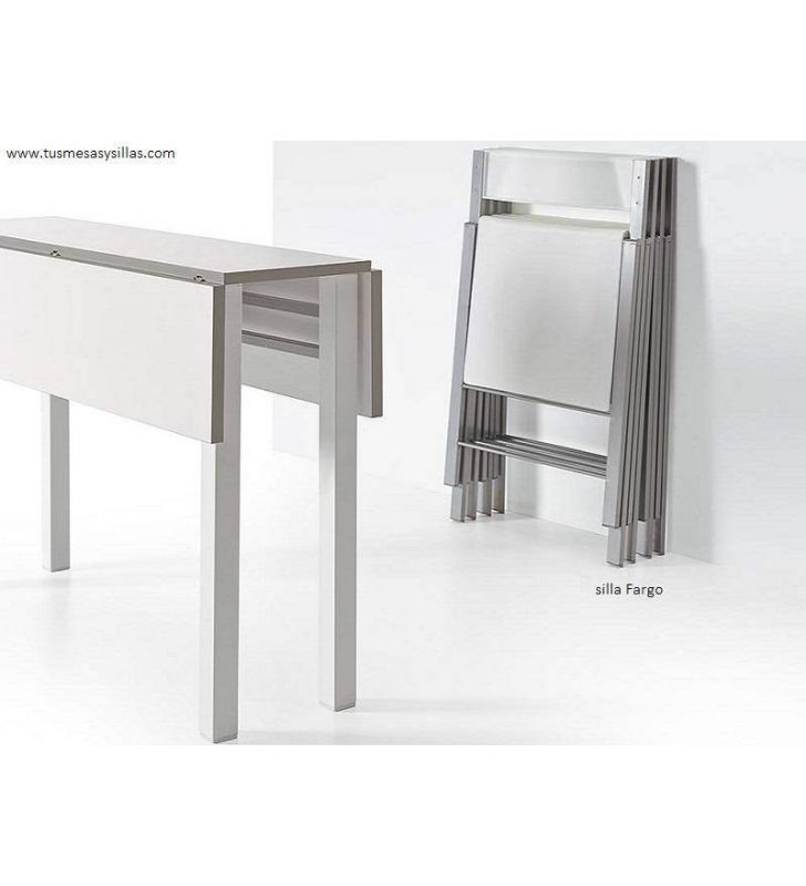 Table de cuisine Florence extensible et étroite avec livraison immédiate