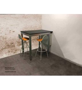 Mesa alta Artea encimera madera laminado