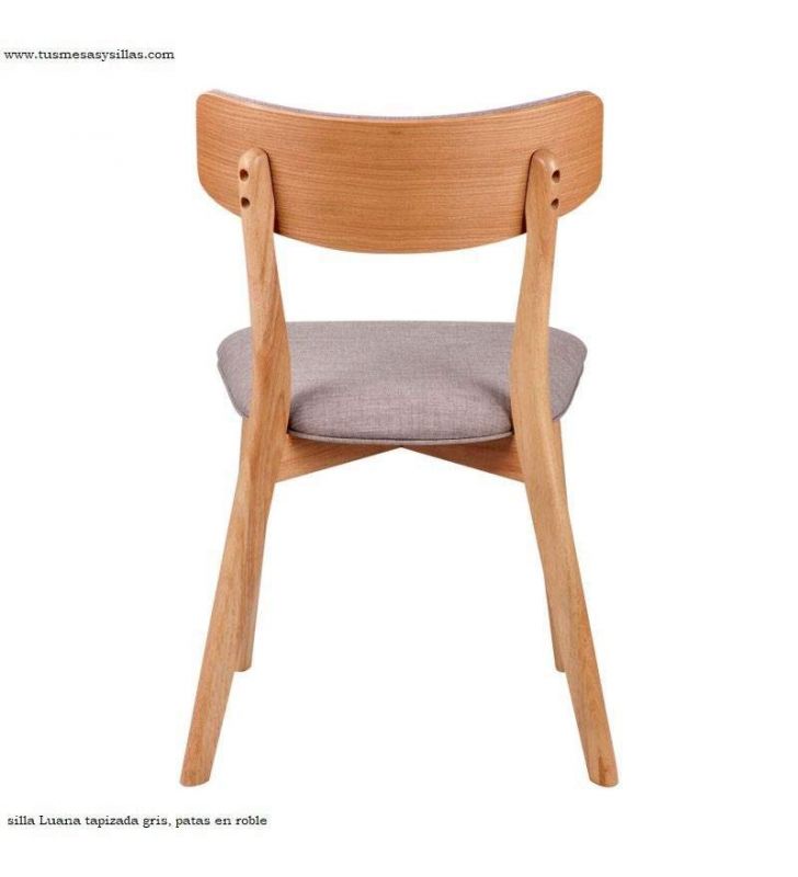 Silla en Roble o Nogal tapizada de estilo escandinavo - 13 Silla en Roble o Nogal tapizada de estilo escandinavo - 13