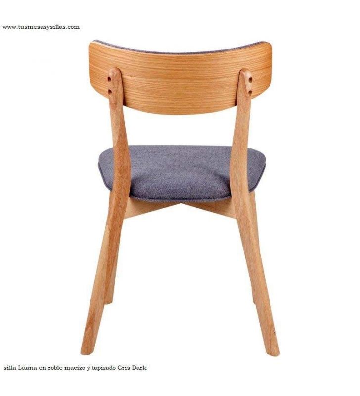 Silla en Roble o Nogal tapizada de estilo escandinavo - 14 Silla en Roble o Nogal tapizada de estilo escandinavo - 14
