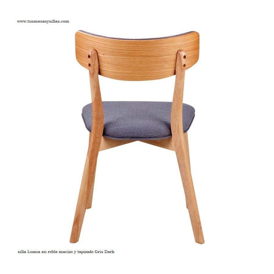 Chaise de style nordique rembourrée et en bois Chaise de style nordique rembourrée et en bois