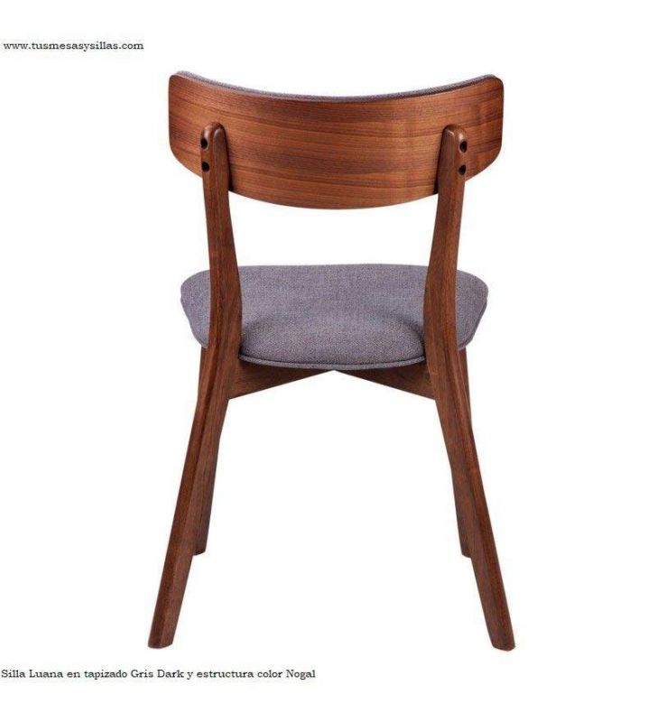 Silla en Roble o Nogal tapizada de estilo escandinavo - 20 Silla en Roble o Nogal tapizada de estilo escandinavo - 20