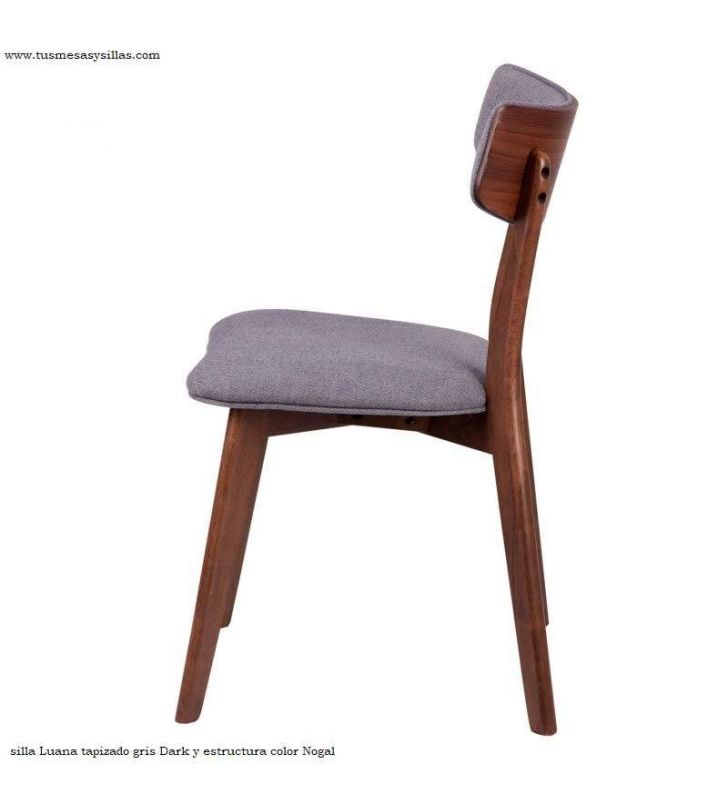 Silla en Roble o Nogal tapizada de estilo escandinavo - 22 Silla en Roble o Nogal tapizada de estilo escandinavo - 22