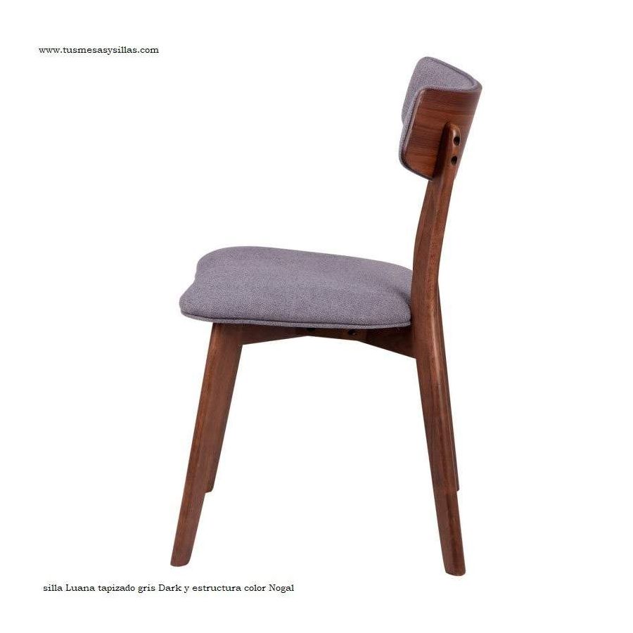 Chaise de style nordique rembourrée et en bois Chaise de style nordique rembourrée et en bois