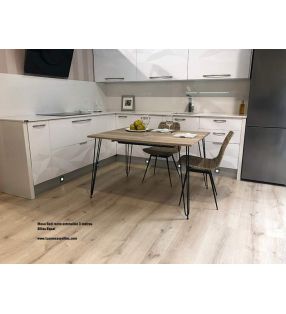 Table Beti de style vintage extensible jusqu'à 3 mètres, diverses mesures  - 4