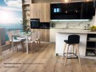 Table extensible Txindoki en mesure 100x70 de design moderne pour cuisine  - 18