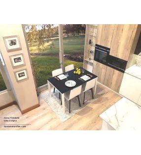 Mesa Txindoki extensible 140x60 cocina y comedor - 16