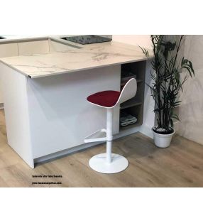 Taburete para mostradores Tabu acabado Tessuto en 2 tonos  - 9