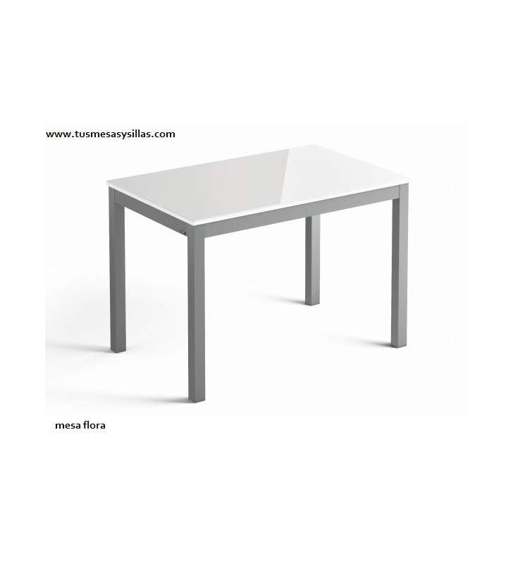 table-plan de travail-blanc-brillant