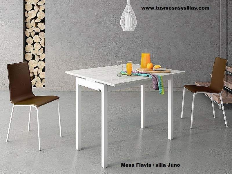 Mesa cocina 100x45 y 100x50 y moderna Flavia