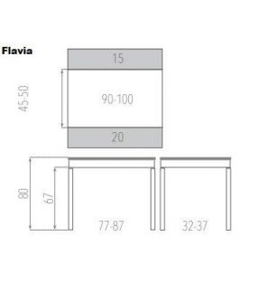 mesures-table-étroite-cuisine-flavia