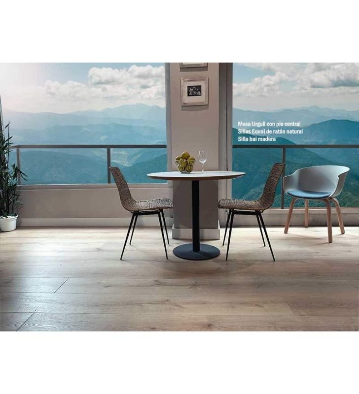 table-redonde-pied-antracite table-redonde-pied-antracite