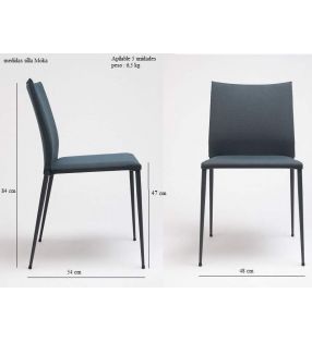 silla Moka tapizada ondarreta - 13