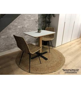 Table basse centrale en bois de design moderne Eki au design nordique  - 3