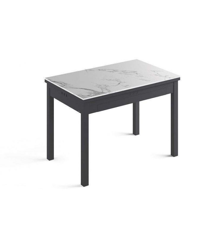Aida mesa extensible con cajón y encimera Silestone  - 2