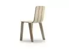 Silla Saski en madera maciza de roble de diseño contemporáneo  - 1