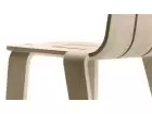 Silla Saski en madera maciza de roble de diseño contemporáneo  - 6