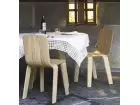 Silla Saski en madera maciza de roble de diseño contemporáneo  - 8