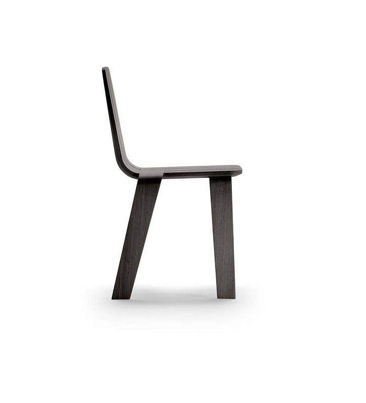 Silla Saski en madera maciza de roble de diseño contemporáneo  - 10