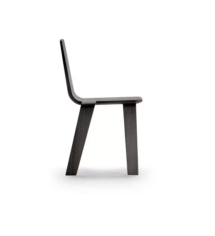 Silla Saski en madera maciza de roble de diseño contemporáneo  - 10
