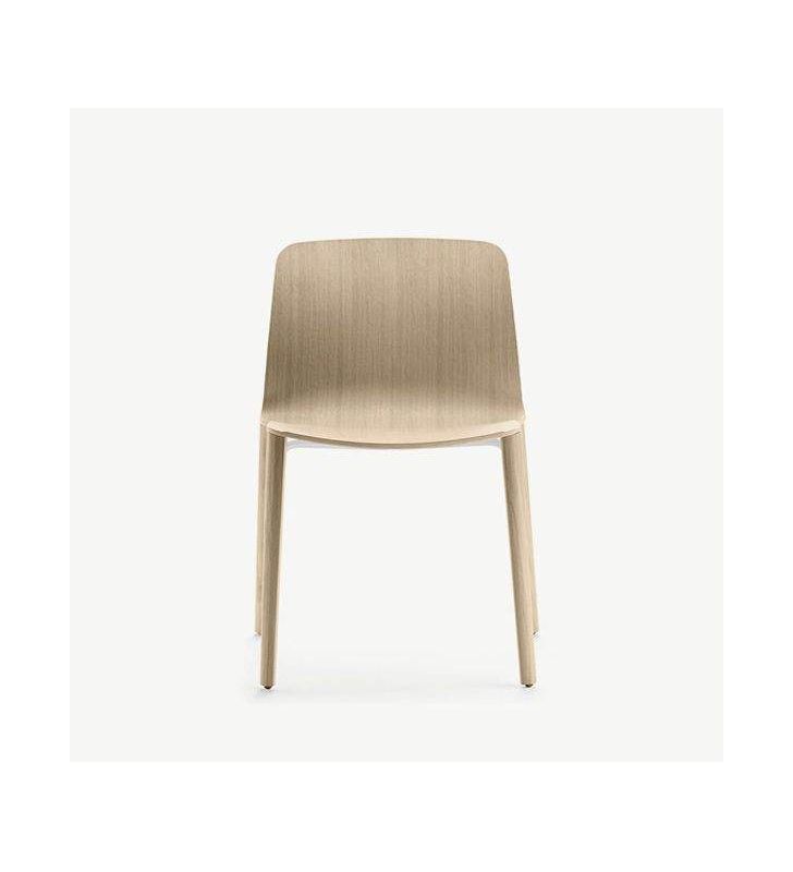 Silla Jantzi en madera maciza de roble para comedor con un estilo contemporáneo.  - 2