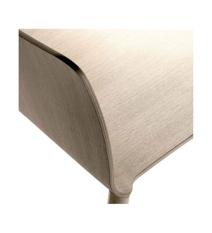 Silla Jantzi en madera maciza de roble para comedor con un estilo contemporáneo.  - 3