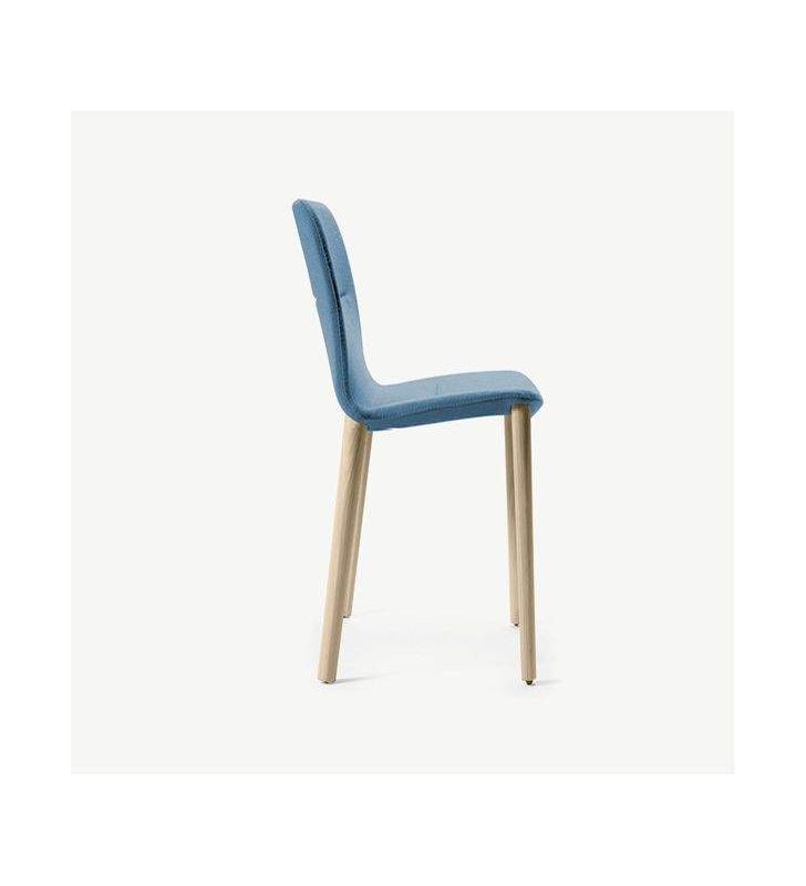 Silla Jantzi en madera maciza de roble para comedor con un estilo contemporáneo.  - 4