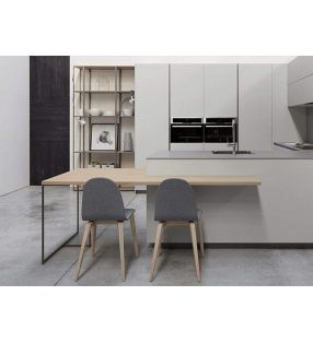 Silla Bob Pata madera de cocina comedor y contract  - 15