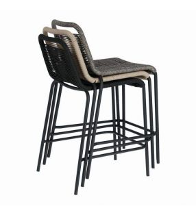 Tabouret haut Glenbille pour comptoirs de terrasse et empilable  - 6