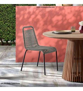 Chaise empilable Glembille pour terrasse ou intérieur  - 1