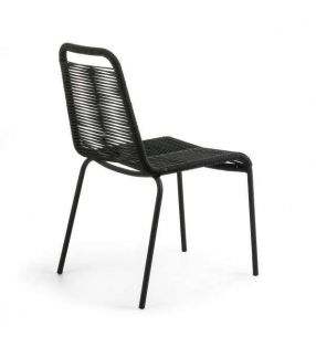 Silla apilable Lambton para terraza o interior y poco peso  - 6