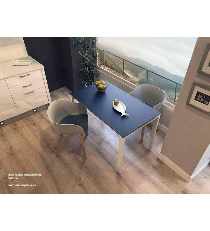 Table extensible Txindoki 130x70 cm pour cuisine o salon  - 22