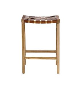 Taburete alto de mostrador Calixta de estilo campestre  - 4