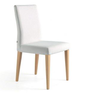Chaise de salle à manger rembourrée Airana, nettoyage confortable et facile  - 2