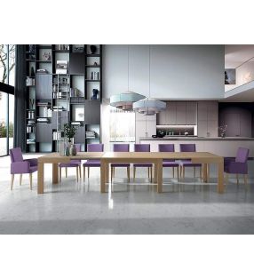 Chaise de salle à manger rembourrée Airana, nettoyage confortable et facile  - 7