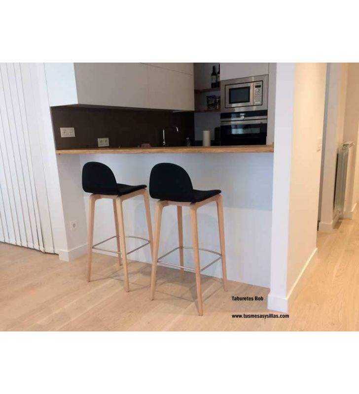 Taburete con respaldo Bob alto cocina y hosteleria  - 7