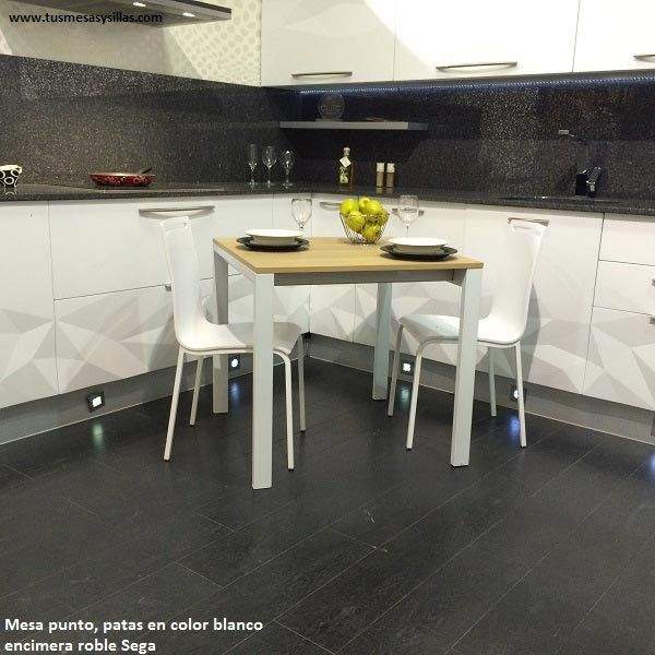 Silla de cocina Milan con entrega inmediata y asiento de color blanco  - 1