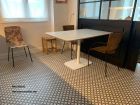 Table de pied central Adan XL de style nordique avec coins arrondis  - 3