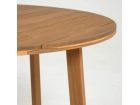 Table de terrasse ronde en bois Dafne, 120 cm de diamètre en stock  - 3