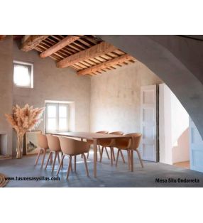 Mesa moderna en madera Silu  - 1