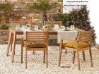 Table de terrasse extensible en bois Hanzel pour 8 à 10 personnes  - 2