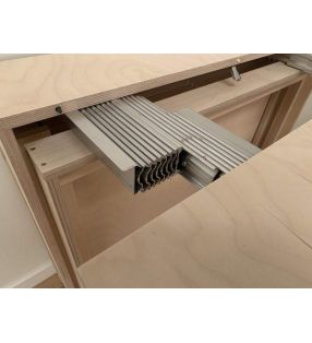 Mesa consola extensible Aixi para terraza, multiples medidas y hasta 3 metros  - 12