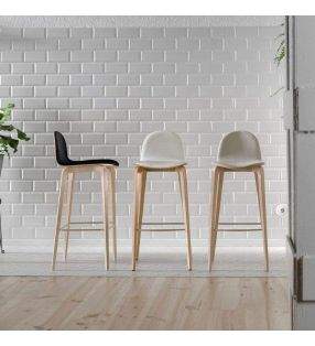 Taburete con respaldo Bob alto cocina y hosteleria  - 2