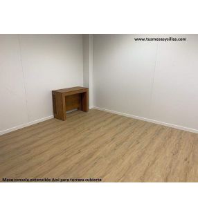 Table console extensible Aixi pour terrasse, mesures multiples et jusqu'à 3 mètres  - 3