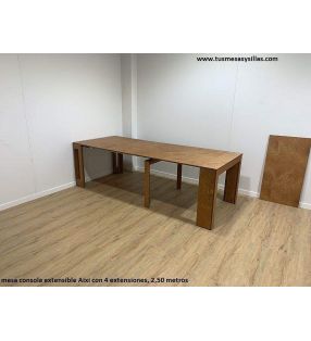 Mesa consola extensible Aixi para terraza, multiples medidas y hasta 3 metros  - 7