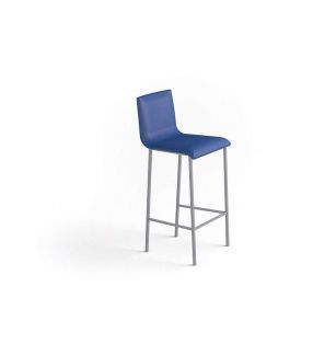 Tabouret haut Juno avec assise et dossier rembourrés pour îlots ou comptoirs  - 2