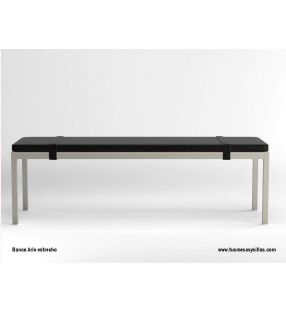 Arin banc étroit continu avec pieds en métal 45-50 profondeur pour cuisine - 11