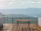 Table ronde extensible pour terrasses en stock, diamètre 90 et 100 cm  - 5